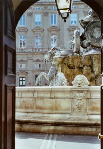 Terreaux square fountain