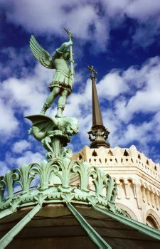 St George at the top of the Fourvière Basilique