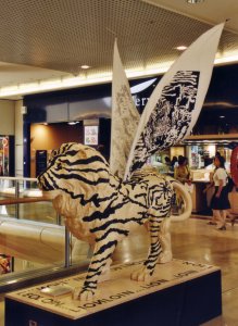 Lion, int he Part-Dieu shopping center