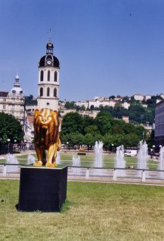 Lion, place Antonin Poncet