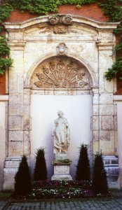 A courtyard